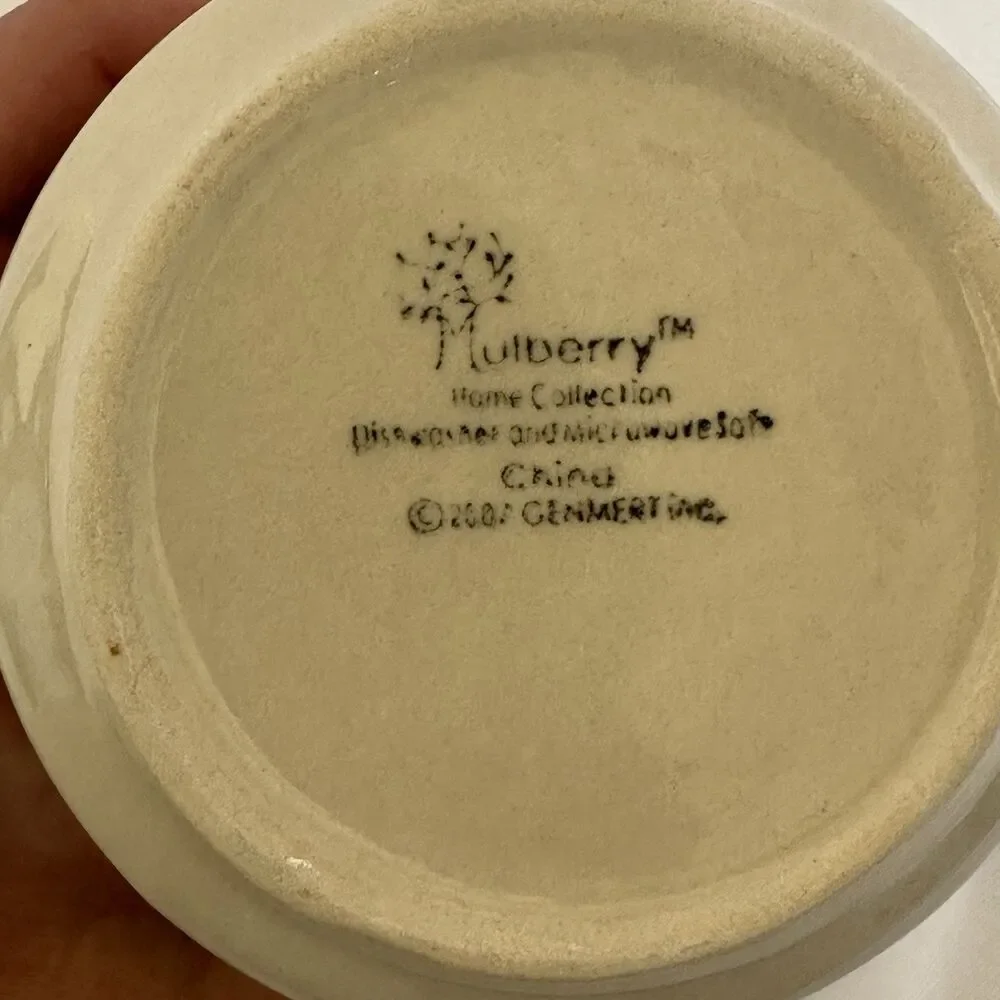 Mulberry Home Collection TROPIC TROPICAL PALM Lidded Rubber Seal 6.5
